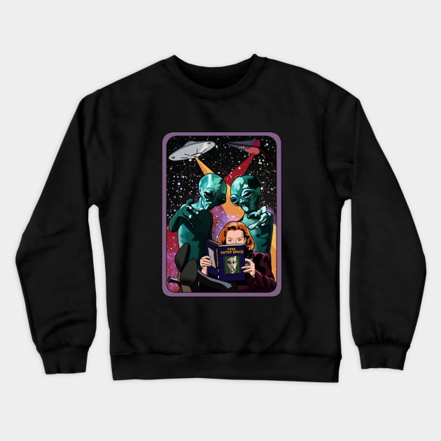 From outer space Crewneck Sweatshirt by ChromaticD